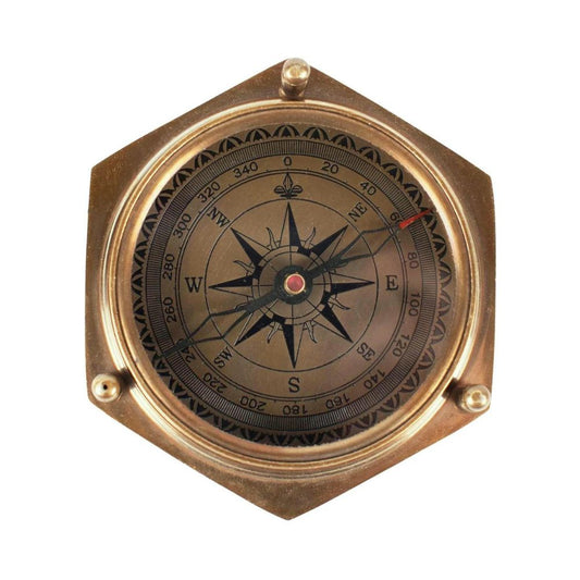 Brass Compass and Calendar Device