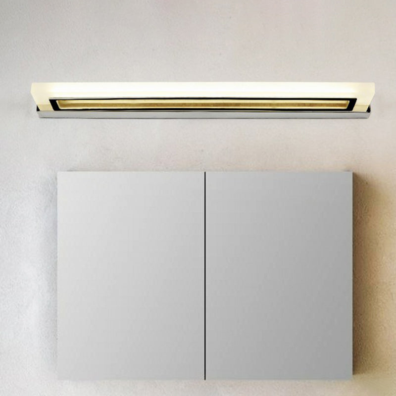 Illuminate Your Bathroom in Style: Modern Chrome LED Sconce Light
