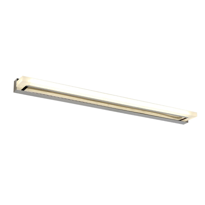 Illuminate Your Bathroom in Style: Modern Chrome LED Sconce Light