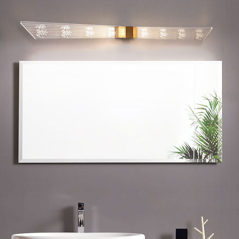 Sienna Modern Gold LED Vanity Sconce