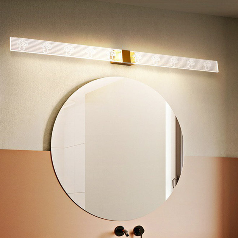 Sienna Modern Gold LED Vanity Sconce