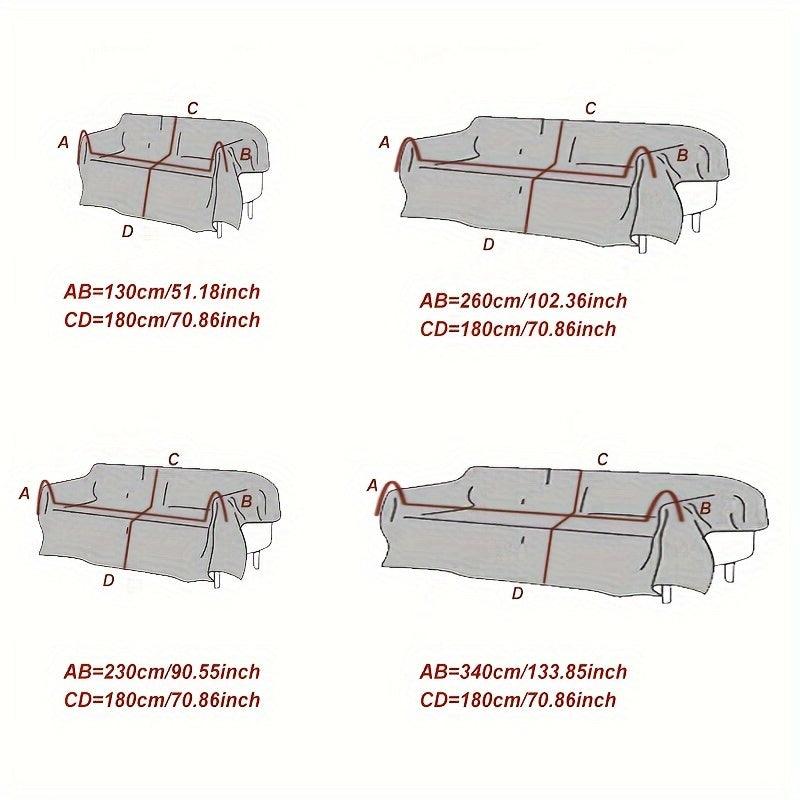 Luxury Pet Cover for Leather Sofa, Non-Slip & Machine Washable