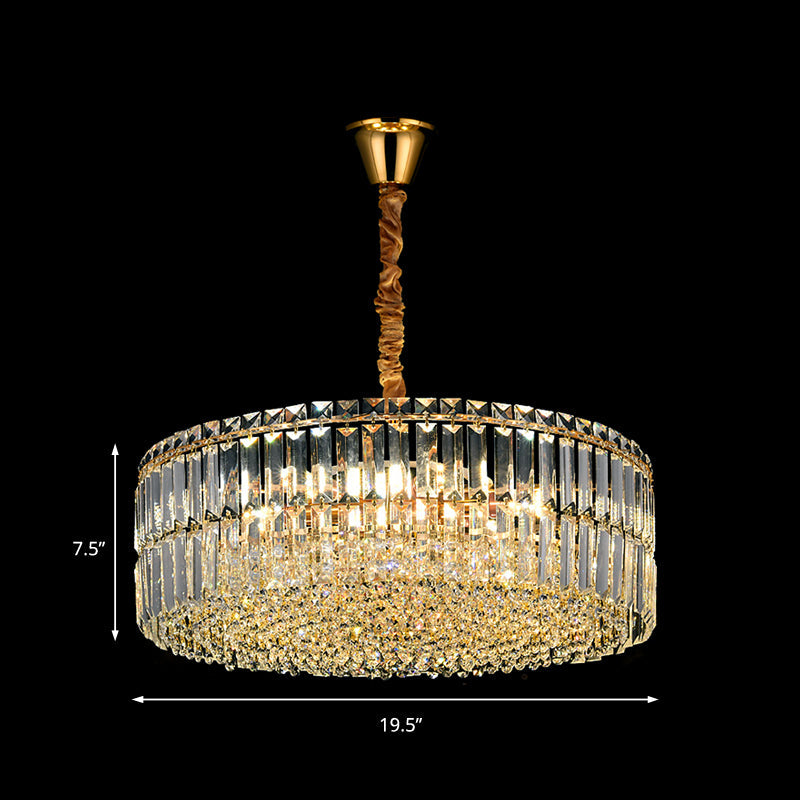 Captivate with Brilliance: Stella's Modern Crystal Chandelier