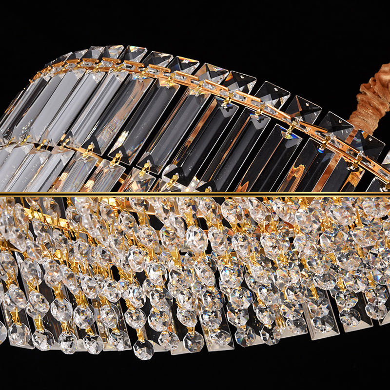 Captivate with Brilliance: Stella's Modern Crystal Chandelier