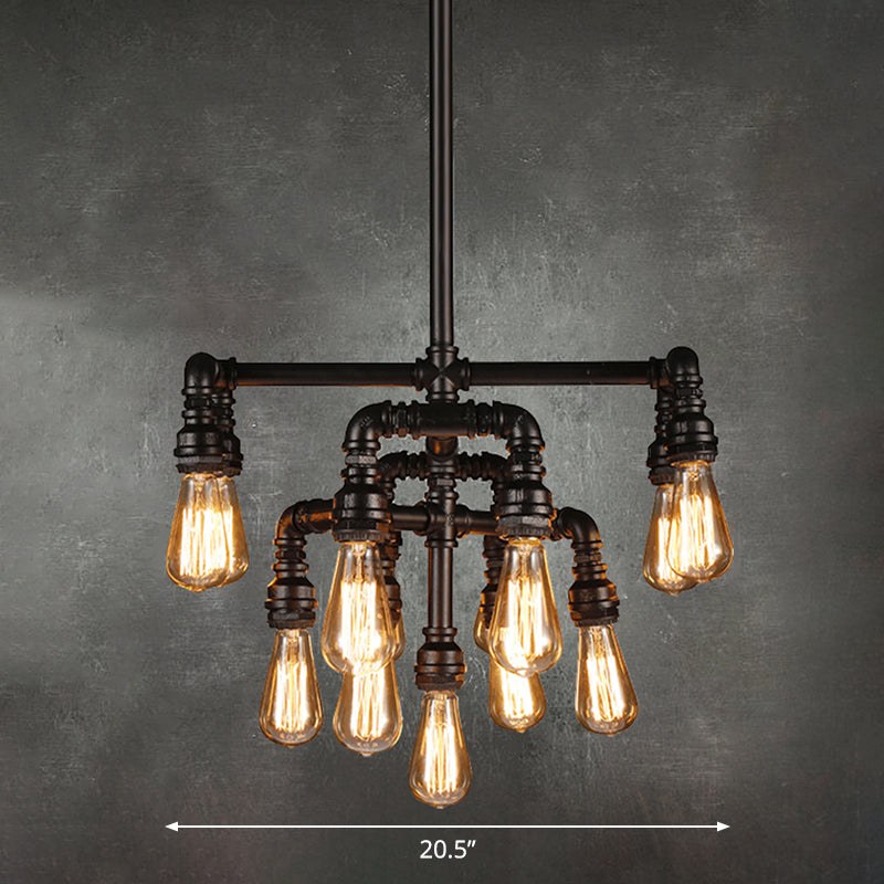 Avery Industrial Chandelier - Bold Statement for Any Space