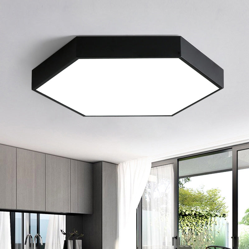 Diana's Modern Honeycomb LED Flushmount: Illuminate Your Dining Room in Style