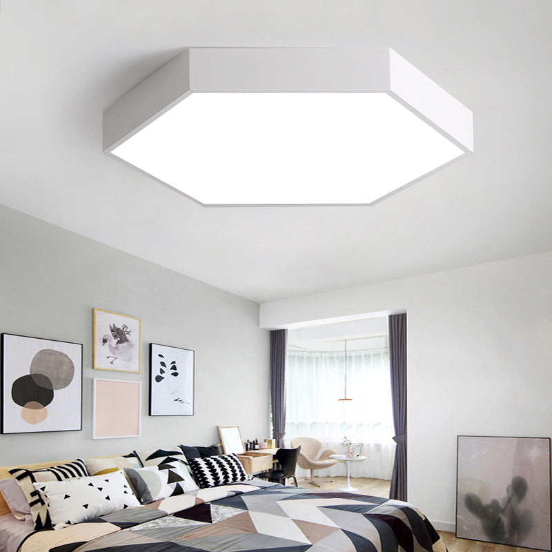 Diana's Modern Honeycomb LED Flushmount: Illuminate Your Dining Room in Style