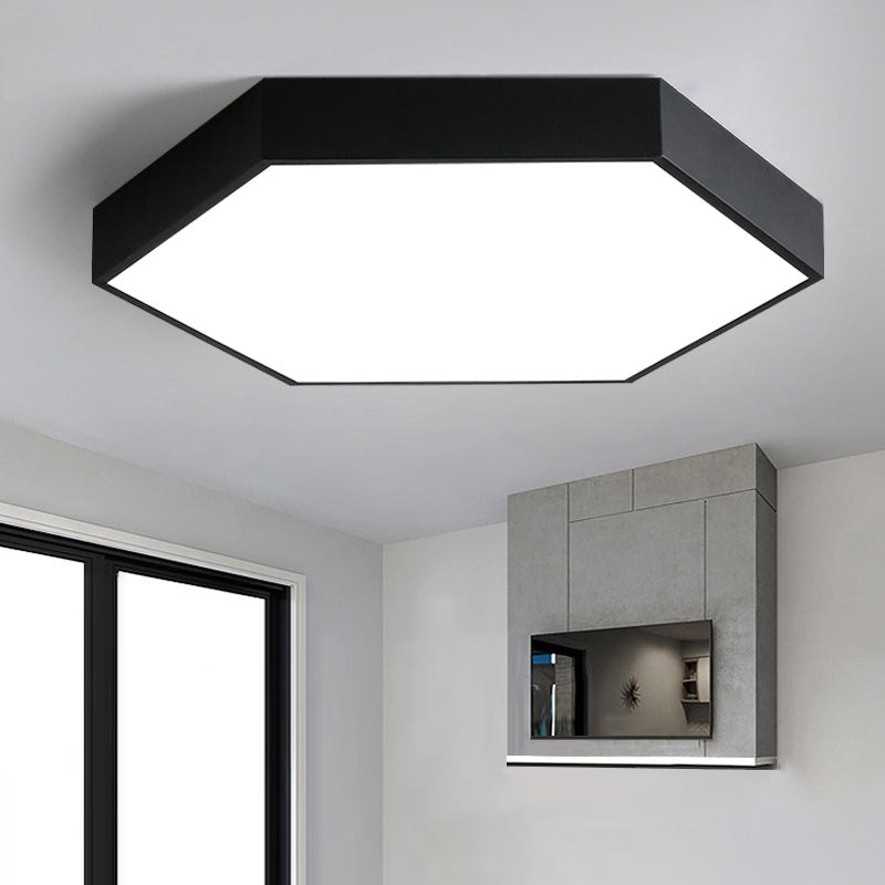 Diana's Modern Honeycomb LED Flushmount: Illuminate Your Dining Room in Style
