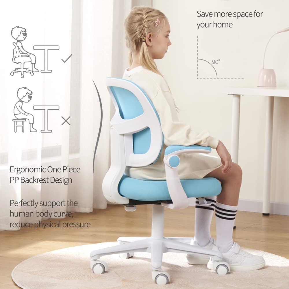 Kids Ergonomic Height Adjustable Study Chair for Home Office