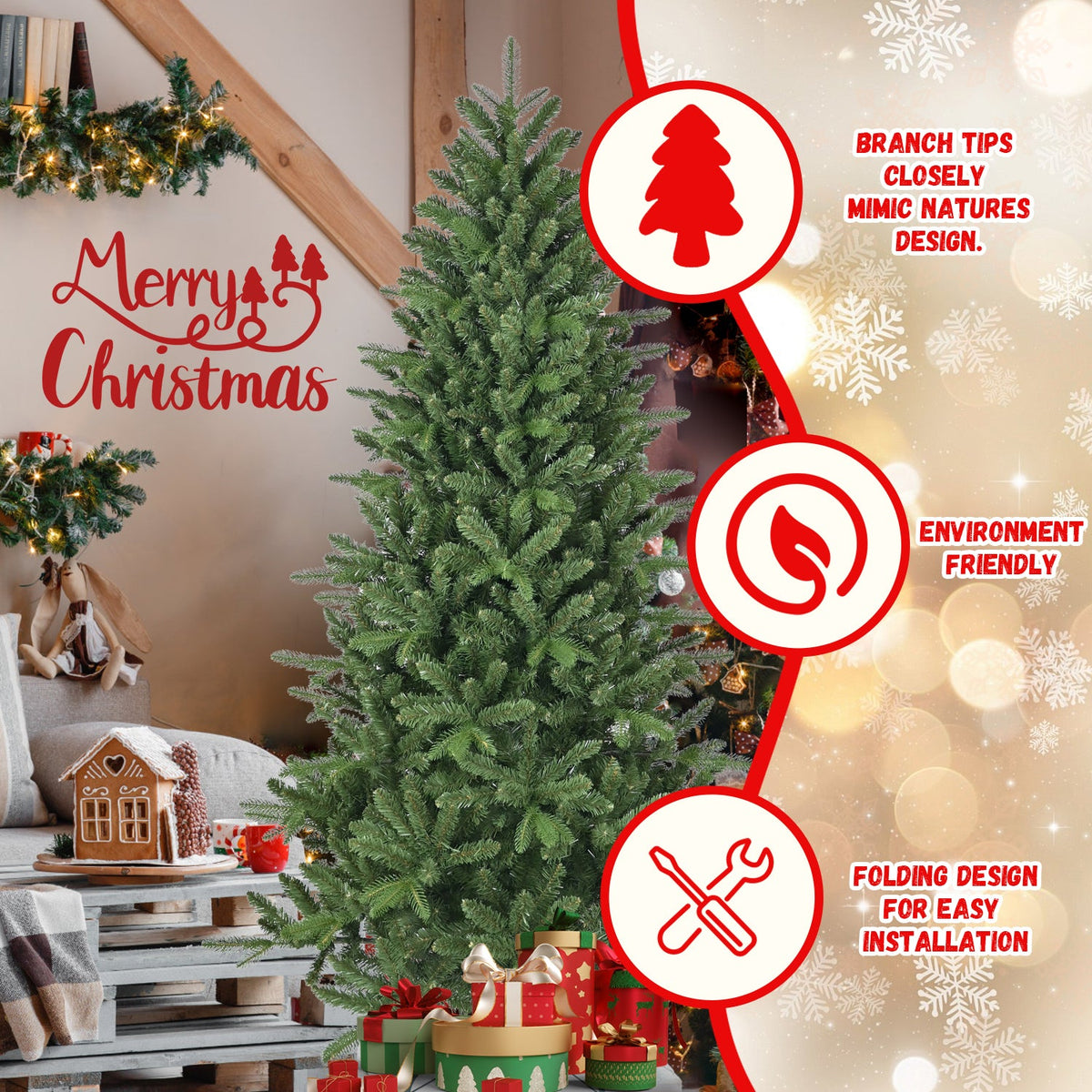 6ft Artificial Christmas Tree