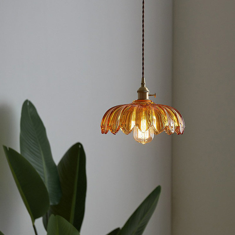 Lucille Scalloped Pendant - Industrial Elegance for Any Space