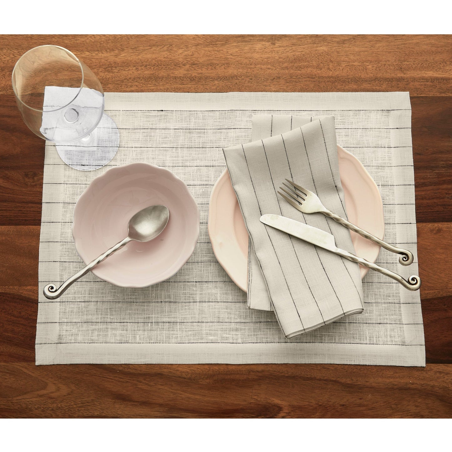 Pinstripe Placemats, Set of 4