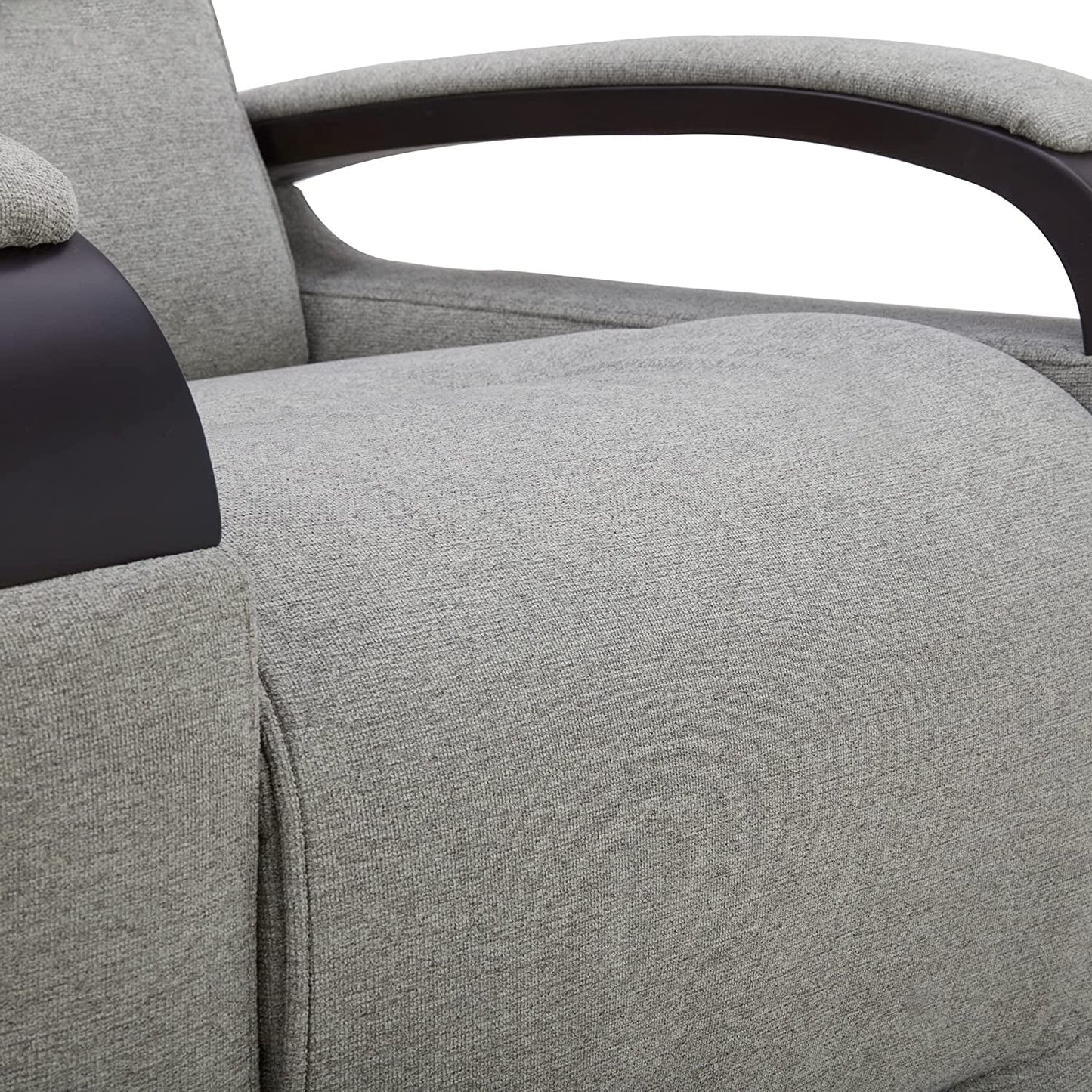 Fabric Power Swivel Glider Rocker Recliner Chair Light Grey