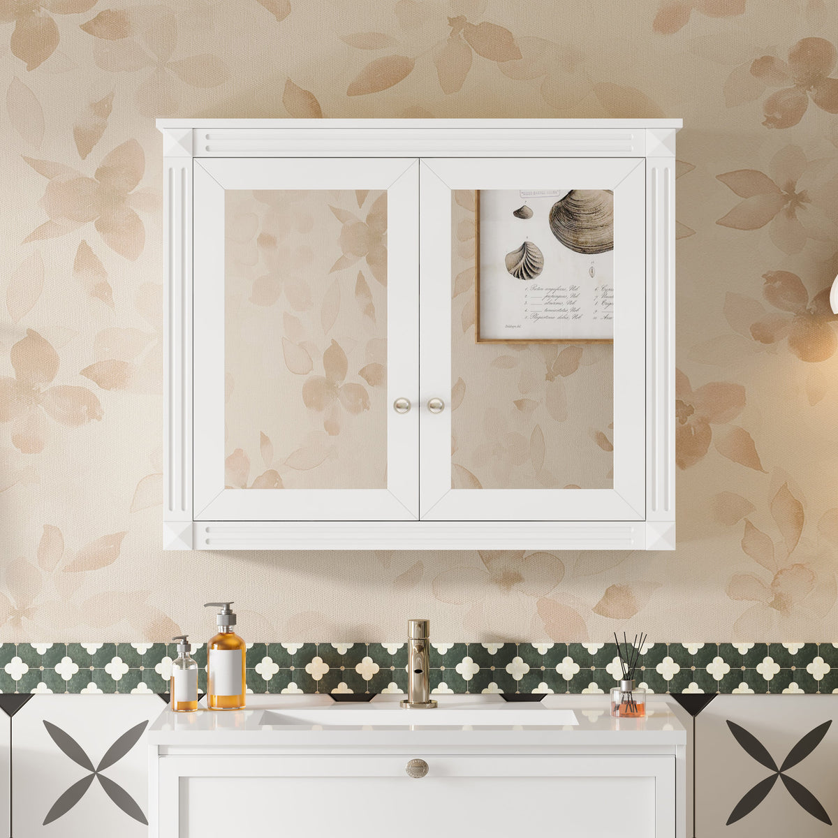 36'' x 28'' Modern Medicine Cabinet with Mirrors