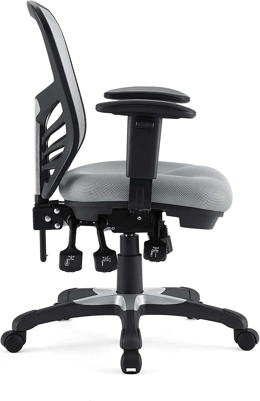 Ergonomic Gray Mesh Office Chair For All Day Comfort