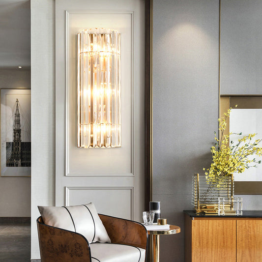Ariana's Golden Embrace: Sparkling Elegance Meets Modern Functionality