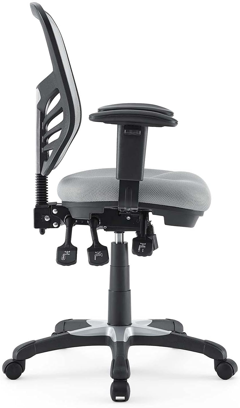 Ergonomic Gray Mesh Office Chair For All Day Comfort