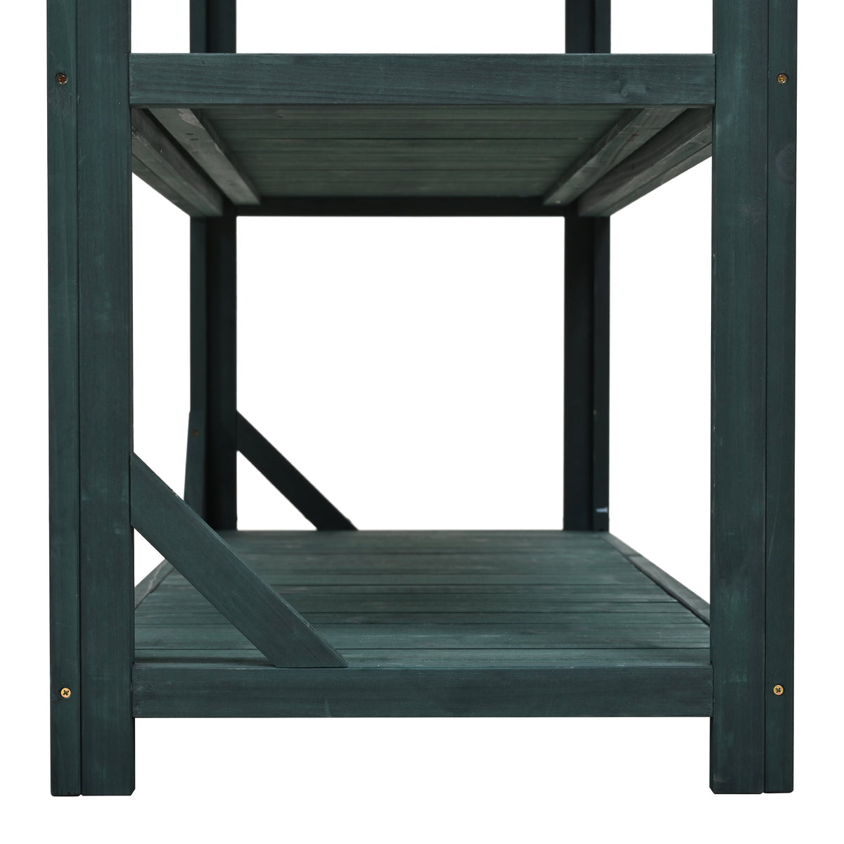 TOPMAX 65" Large Wooden Farmhouse Rustic Outdoor Potting Bench