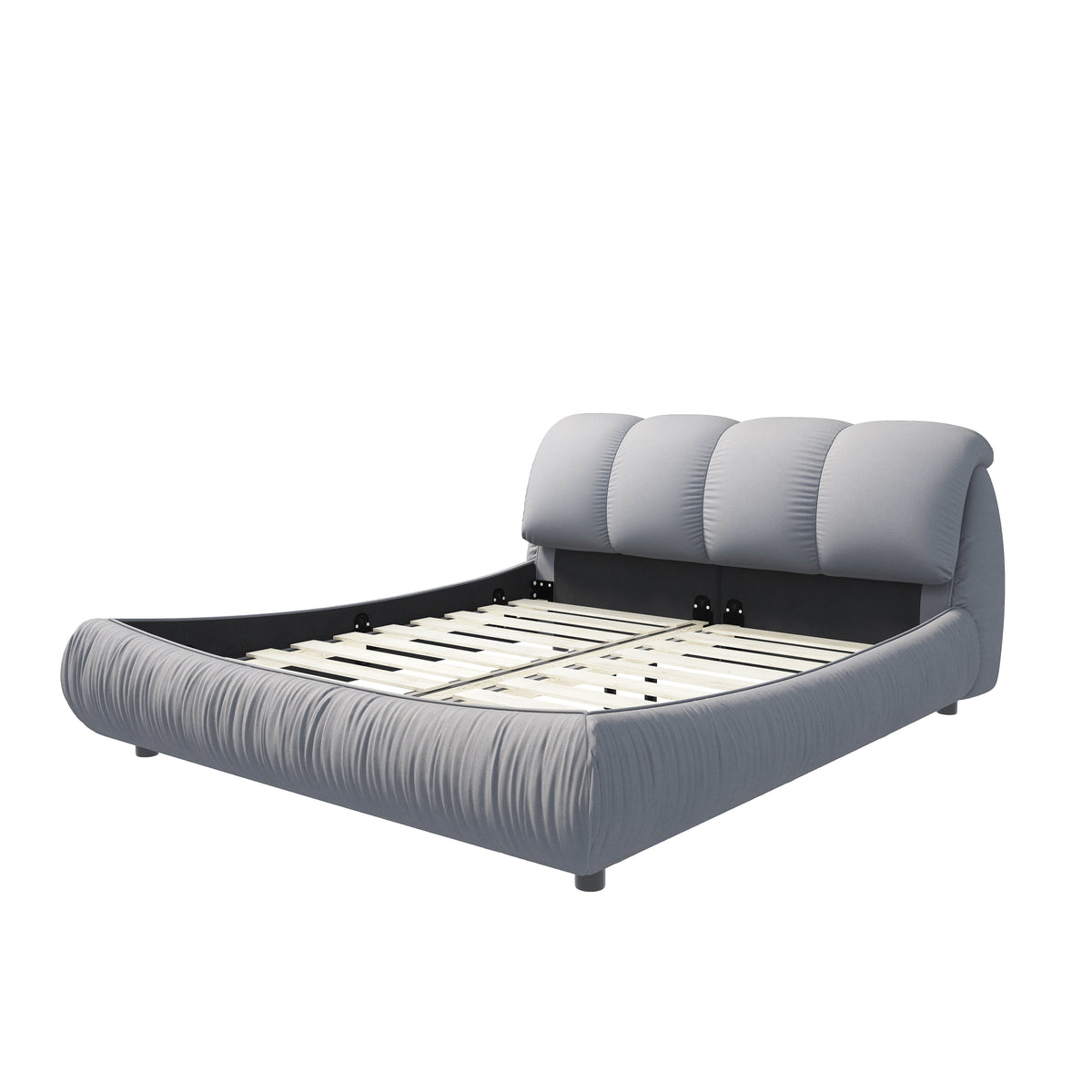 Queen Size Luxury Upholstered Platform Bed