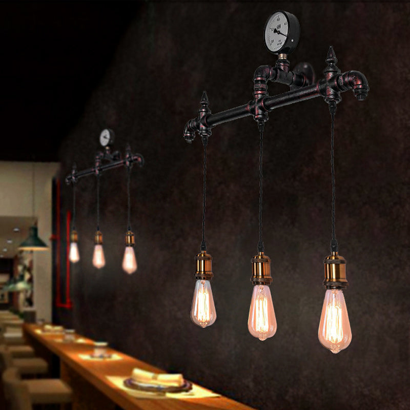 Ezra's Industrial Sconce: Rustic Flair & Warm Illumination