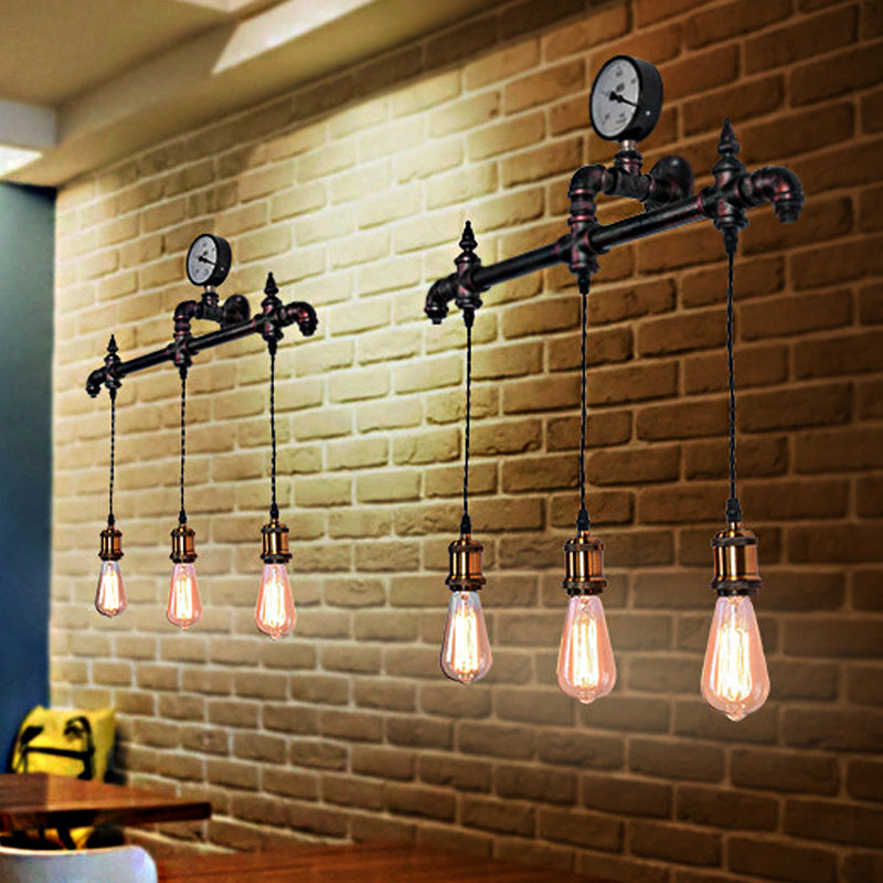 Ezra's Industrial Sconce: Rustic Flair & Warm Illumination