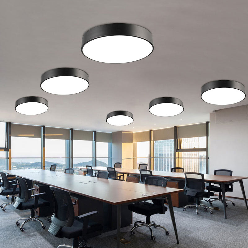 Arianna Modern Flush Mount - Bright & Efficient LED Light for Offices