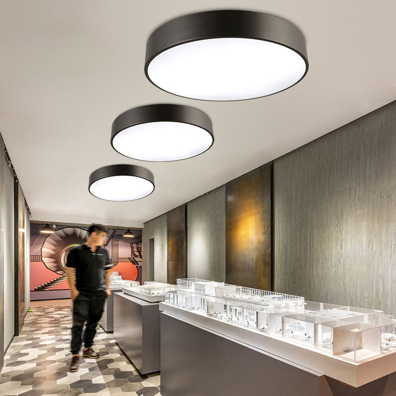 Arianna Modern Flush Mount - Bright & Efficient LED Light for Offices
