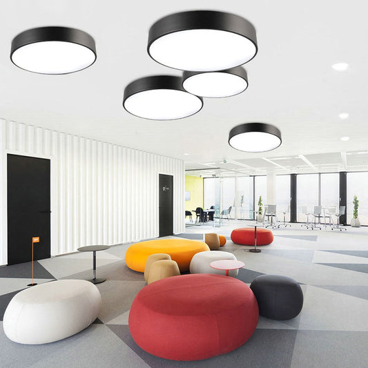 Arianna Modern Flush Mount - Bright & Efficient LED Light for Offices
