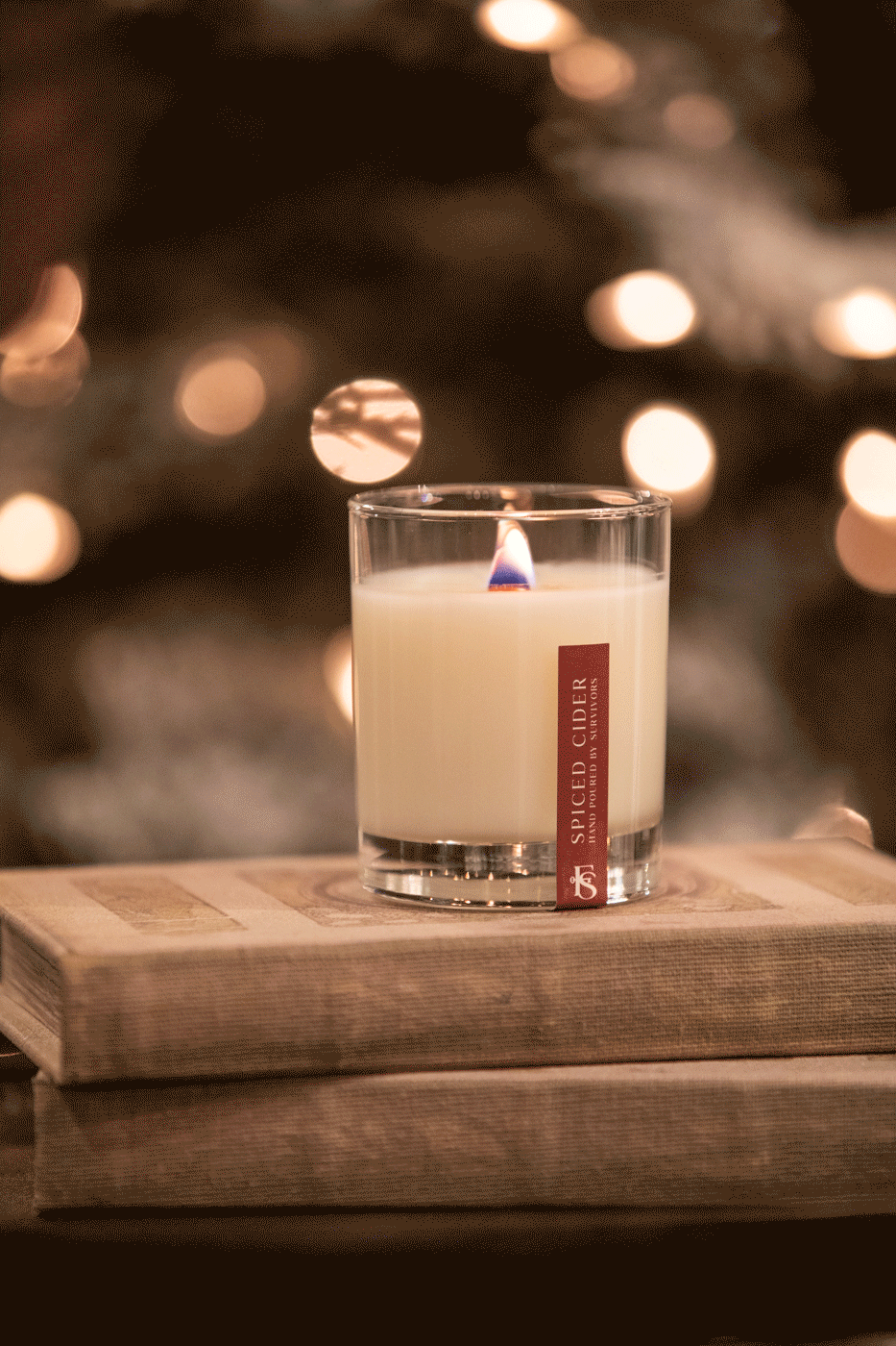 Spiced Cider 7.5 oz Wooden Wick Candle