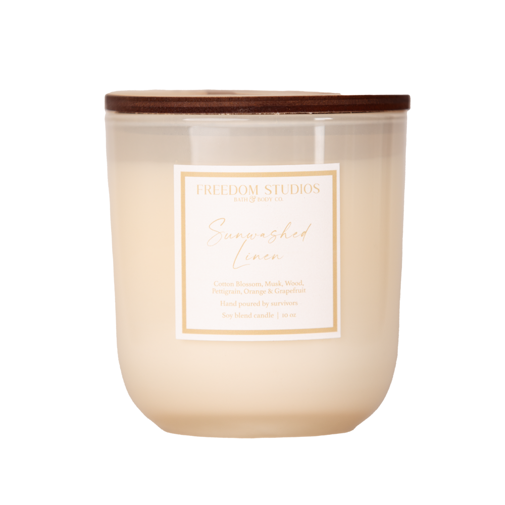 Sunwashed Linen 10 oz Candle