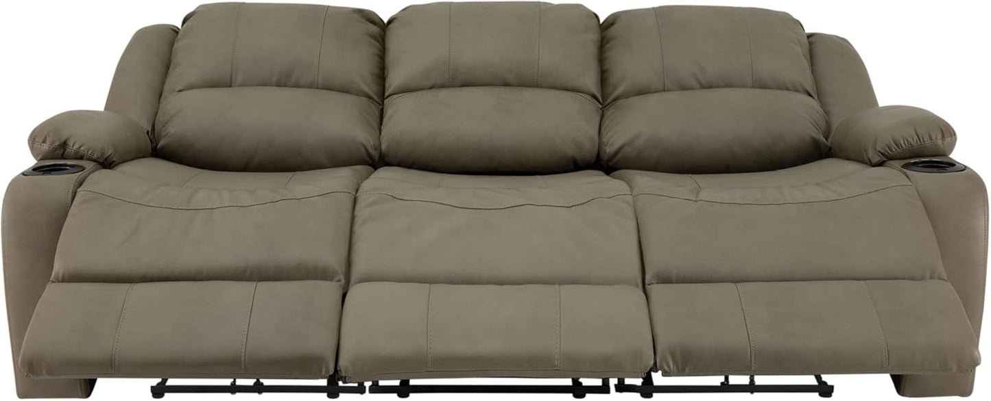 80 Inch Powered Triple Wall Hugger RV Recliner Sofa