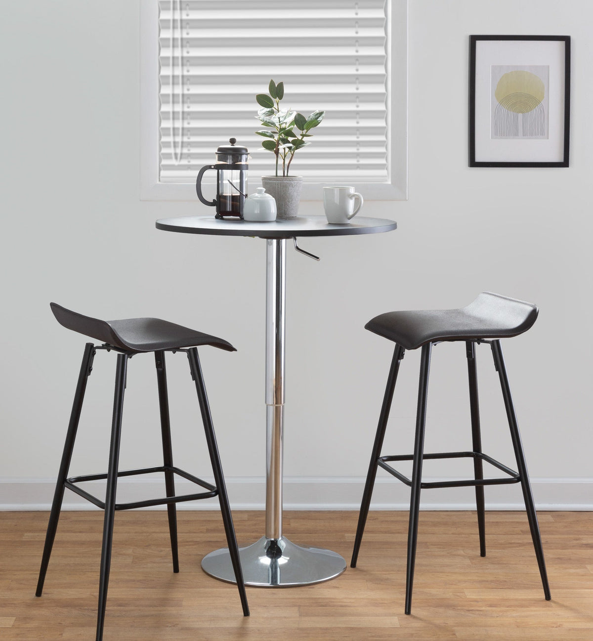 30" Contemporary Fixed-Height Bar Stool