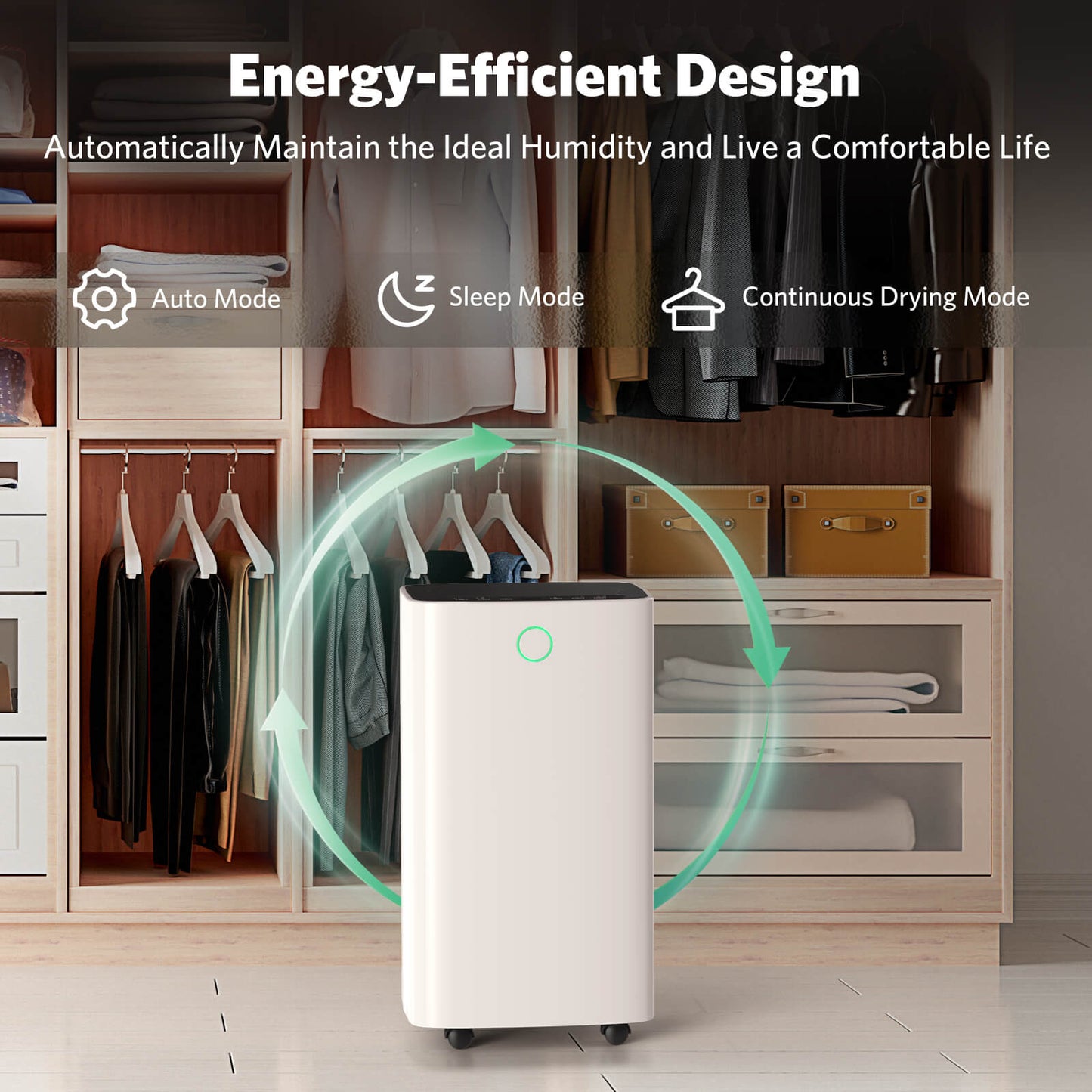 24 Pints Dehumidifier D4212B