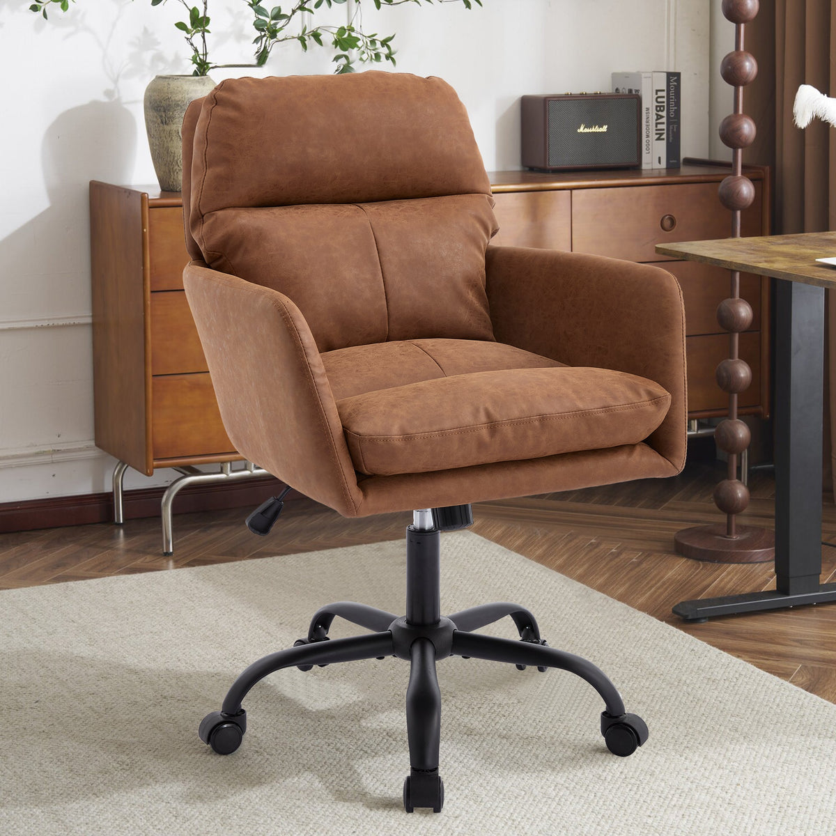Premium PU Leather Office Chair