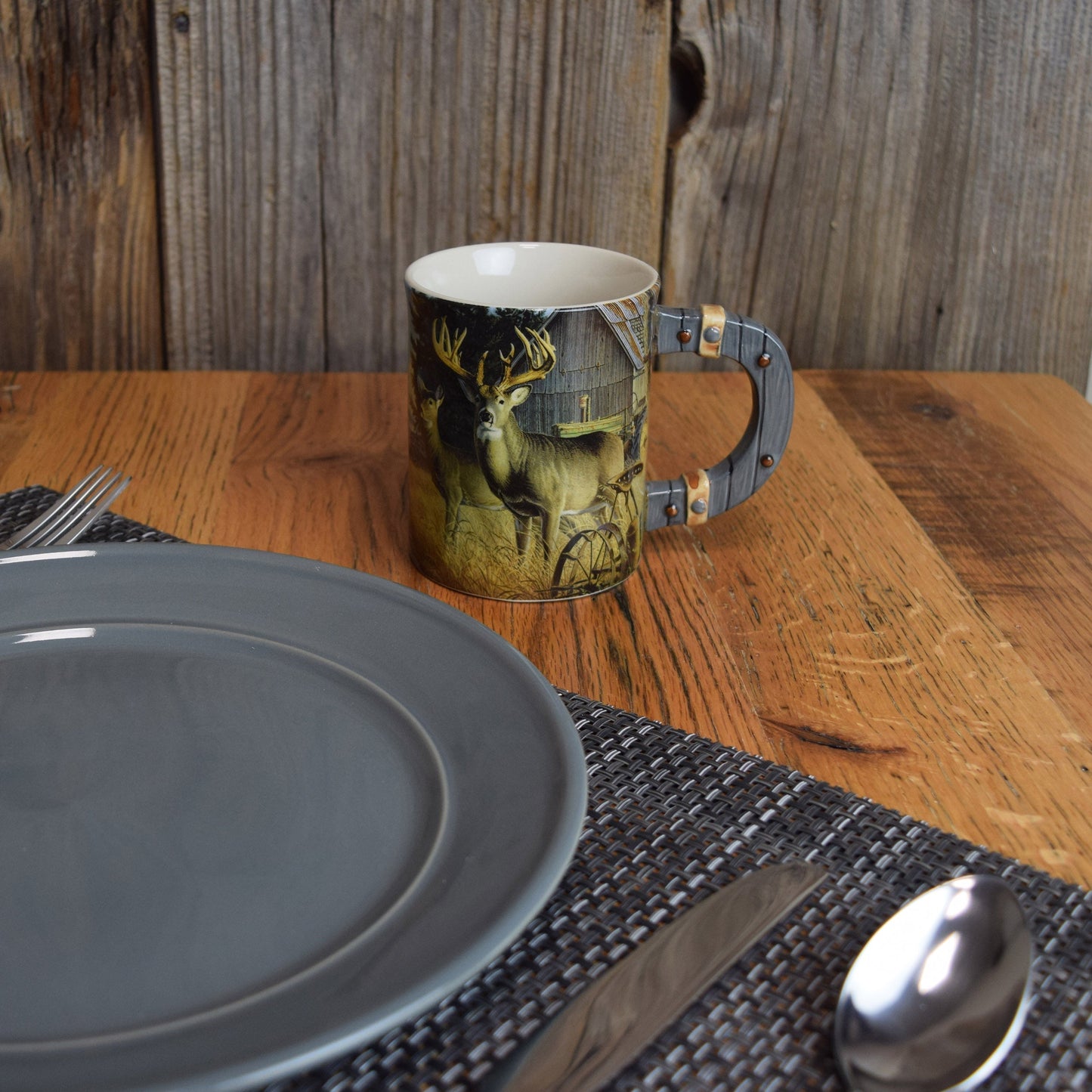 Ceramic Mug 3D 15oz-Deer Farm