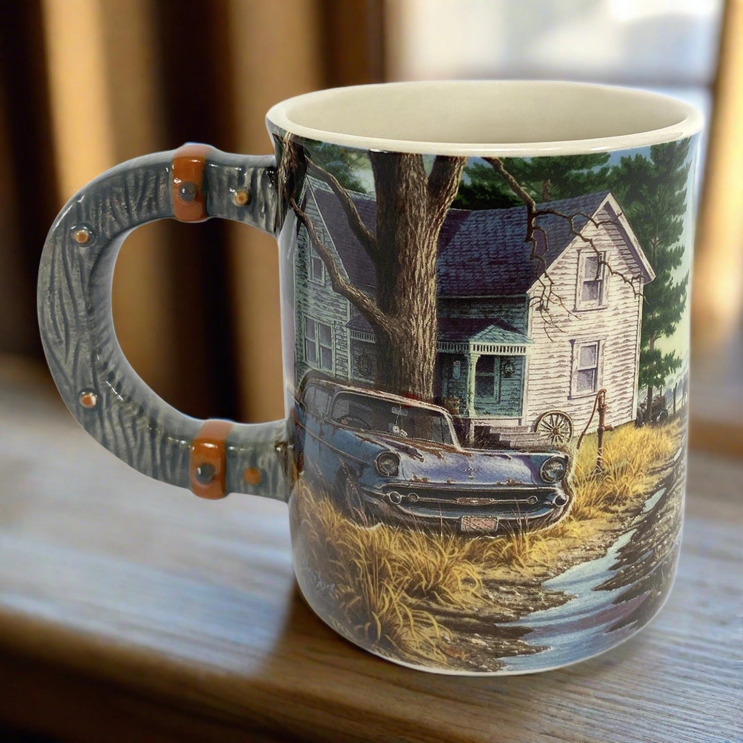 Ceramic Mug 3D 15oz-Deer Farm