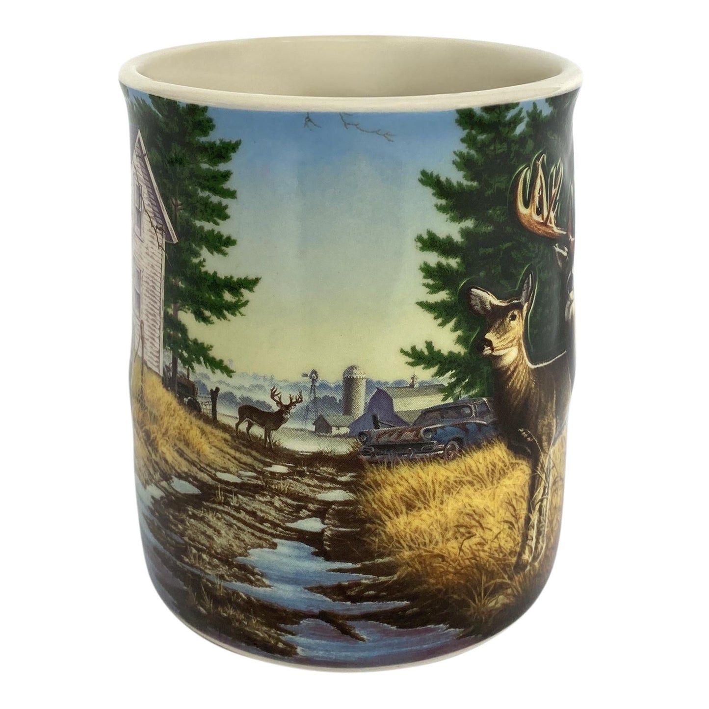 Ceramic Mug 3D 15oz-Deer Farm