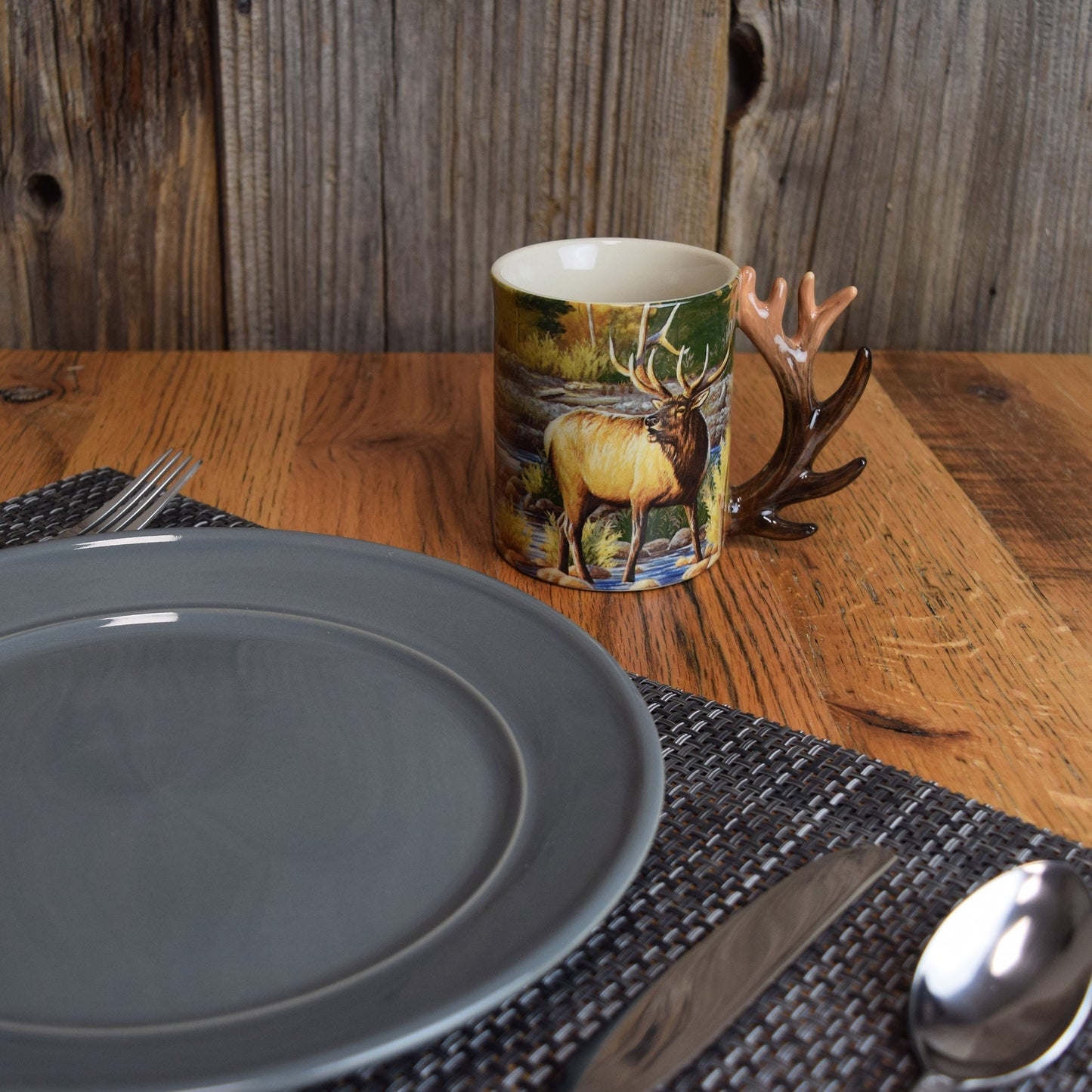 Ceramic Mug 3D 15oz-Elk Scene