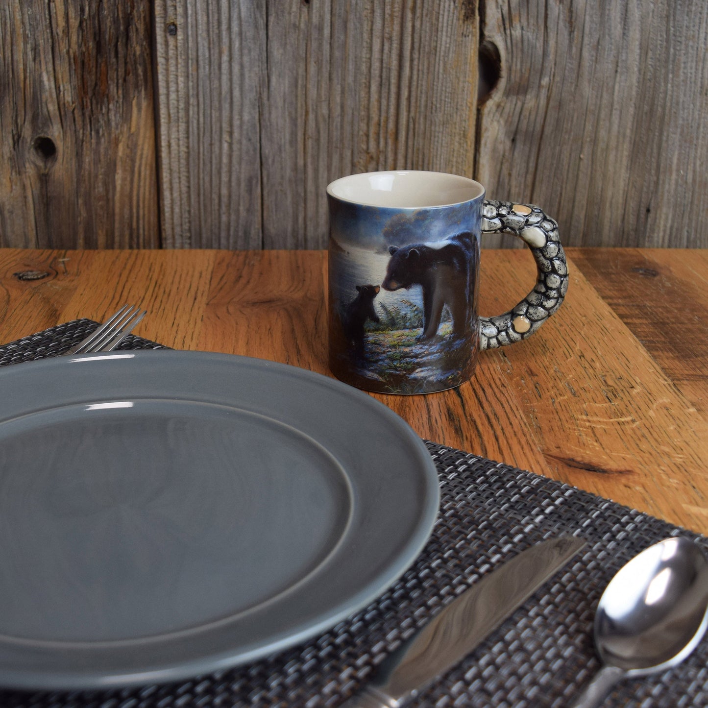 Ceramic Mug 3D 15oz-Bears Scene