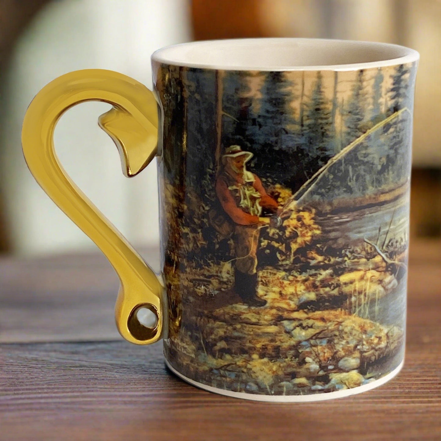 Ceramic Mug 3D 15oz-Rainbow Trout