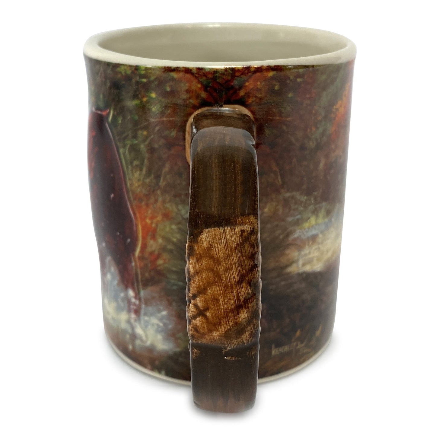Ceramic Mug 3D 15oz-Horse Scene