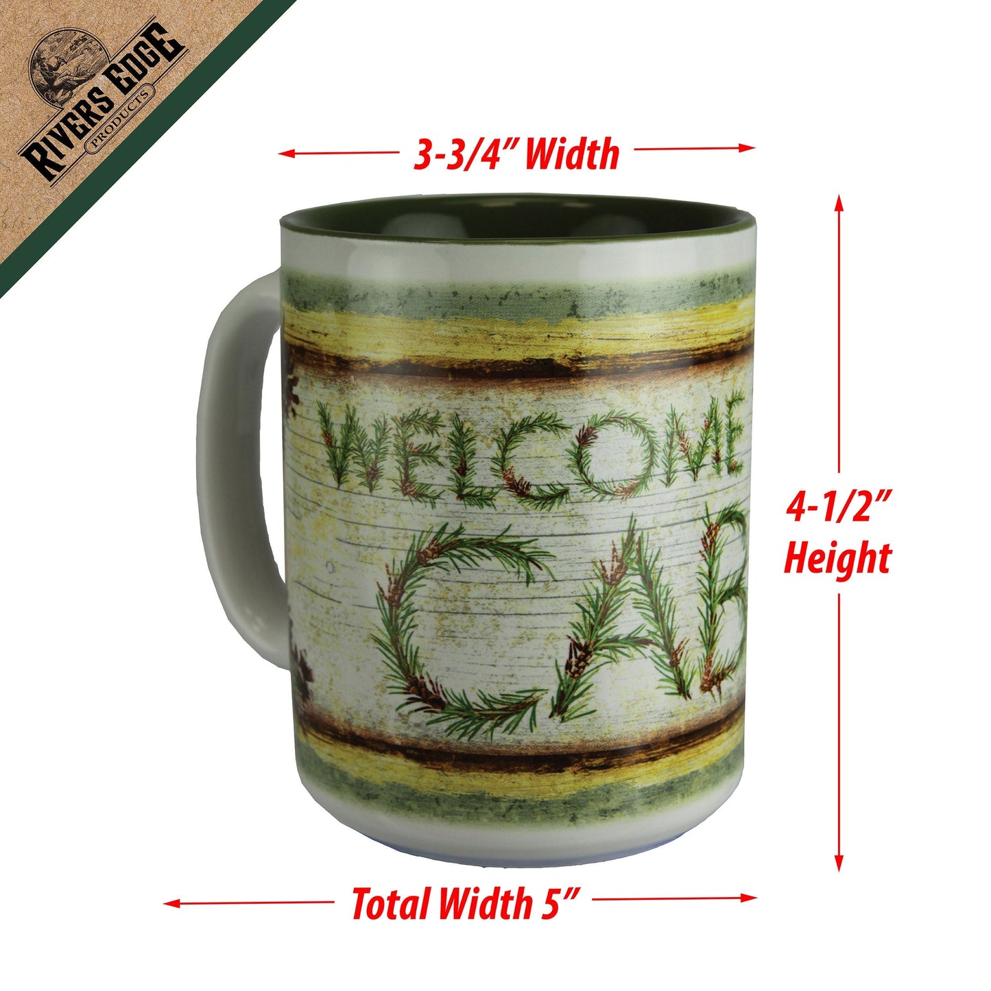 Ceramic Mug 16oz-Welcome to the Cabin