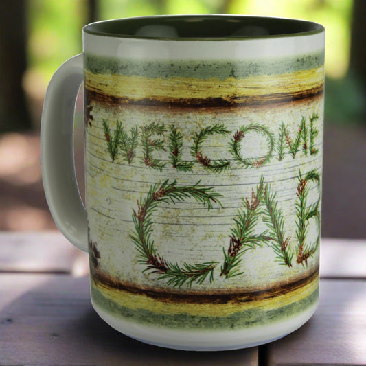 Ceramic Mug 16oz-Welcome to the Cabin