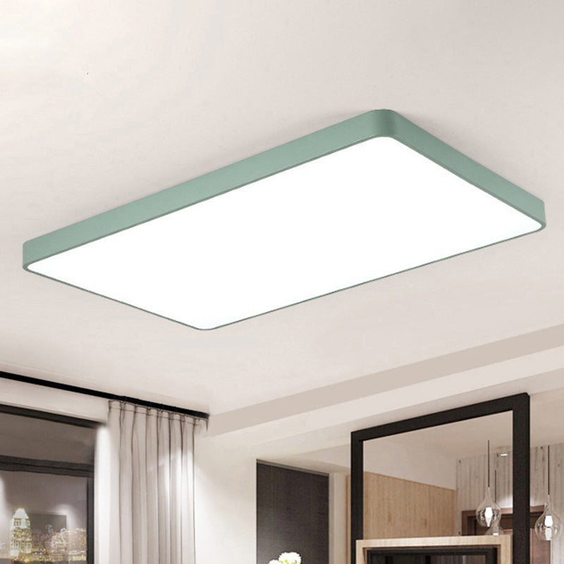 Brighten Your Space with Fun and Color: The Macaron Rectangular Flush Mount