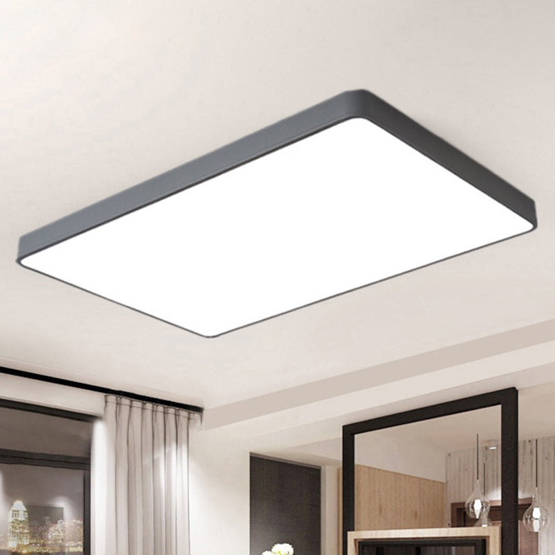 Brighten Your Space with Fun and Color: The Macaron Rectangular Flush Mount