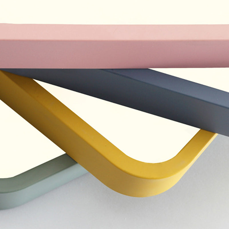 Brighten Your Space with Fun and Color: The Macaron Rectangular Flush Mount