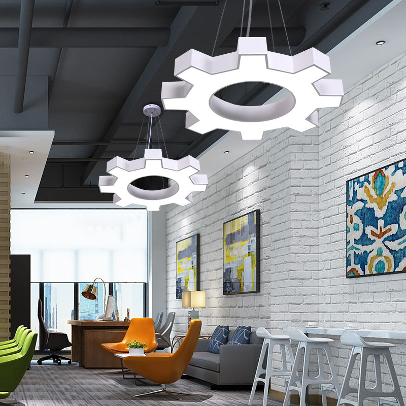 Gear Up for Style and Functionality with the Gear Shaped Gym Pendant Light