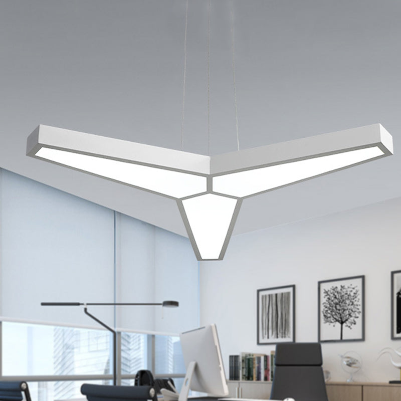 Addison Modern Y-Shaped LED Ceiling Lamp: Illuminate Your Space in Style