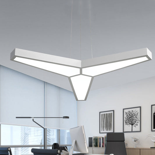 Addison Modern Y-Shaped LED Ceiling Lamp: Illuminate Your Space in Style