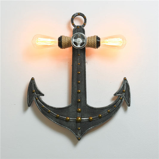 Anchor Your Space in Industrial Style: The Iron Anchor Wall Lamp